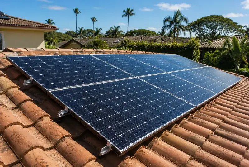 Installation de panneaux solaires à Petersbach